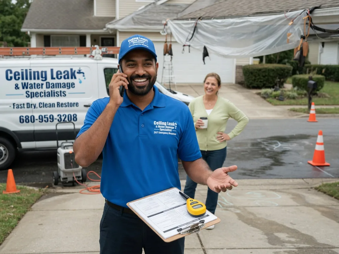 Ceiling Leak Cleanup Bluffton, SC FAQs